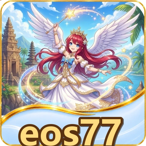Ilustrasi unduh resmi eos77 v5.2.1 — tombol APK Android Indonesia
