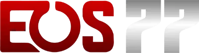 Logo header eos77 — navigasi platform unduh APK Android Indonesia